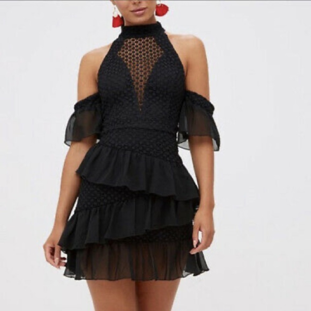 Crochet Ruffle Dress